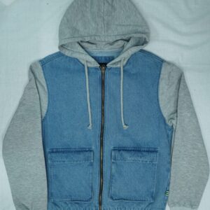 Men's Hoodie Denim Jacket