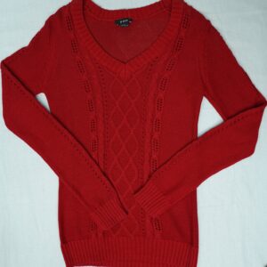 12 gauge Ladies  V-Neck Jumper