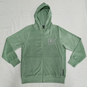 Ladies Velour Hoodie Jacket