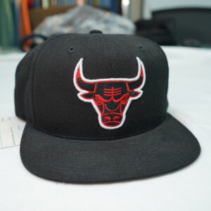 Chicago Bulls Logo Flat shape visor caps